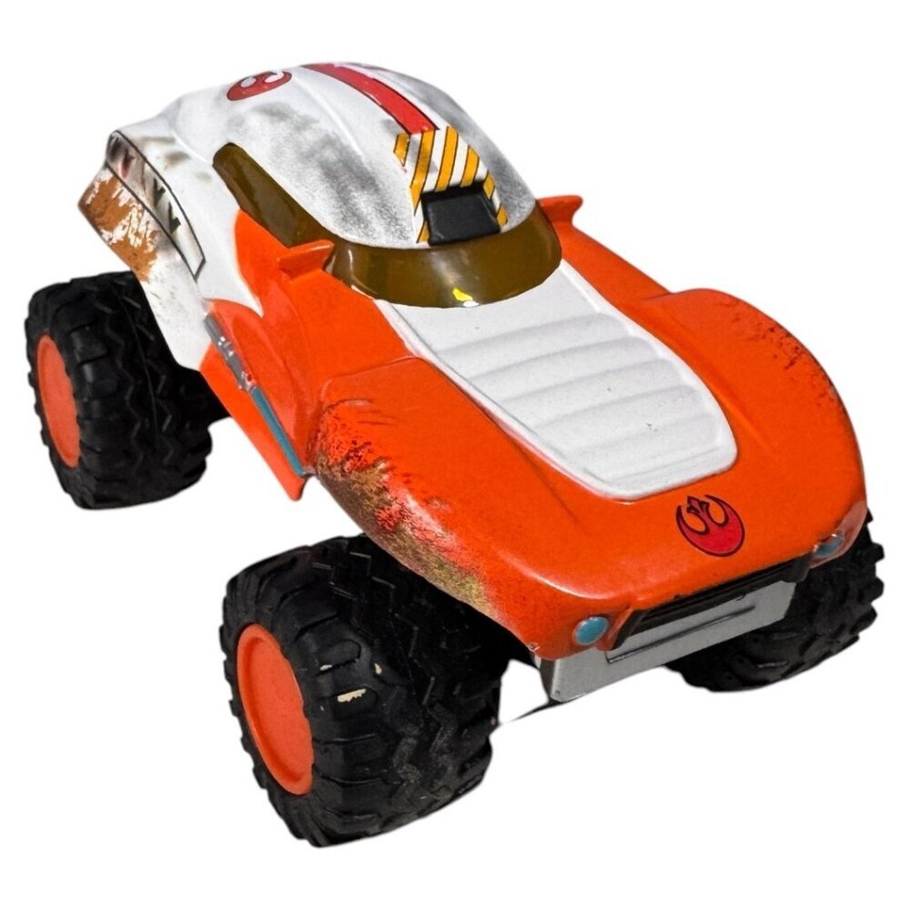 Luke Skywalker Star Wars Hot‎ wheels Monster Trucks All Terrain 2016 Mattel euc